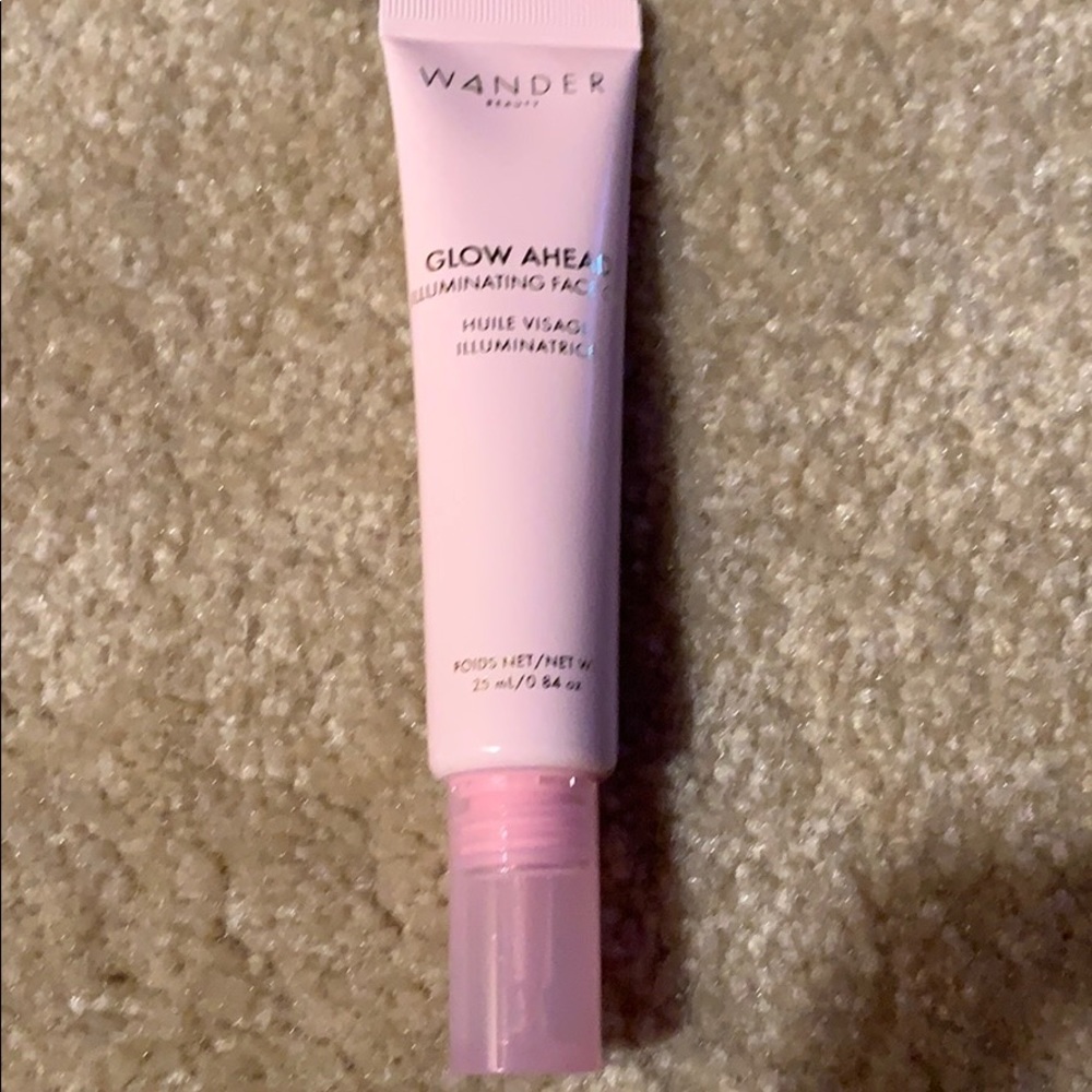Wander glow ahead illuminating face oil
